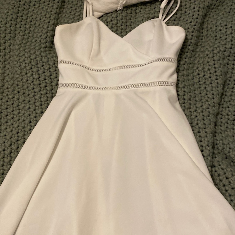 white dress